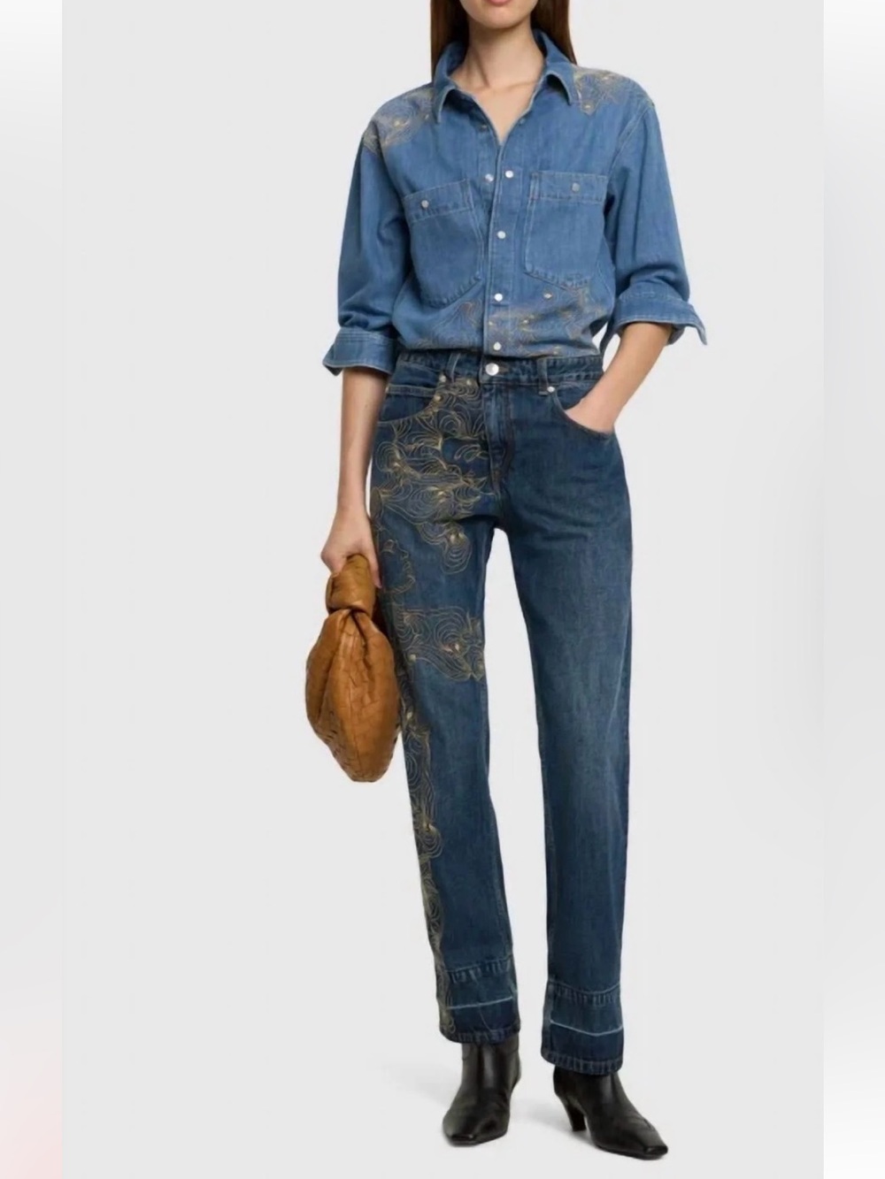 Isabel Marant Imane Embroidered Jumpsuit